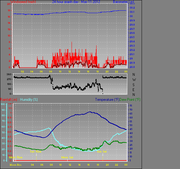 24 Hour Graph for Day 11